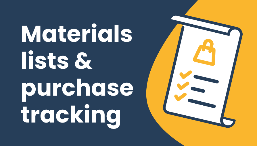 How material lists and purchase tracking can help your service business